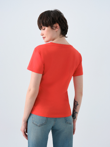 Resim Loft Kadın Regular Fit T-Shirt Lf2038544