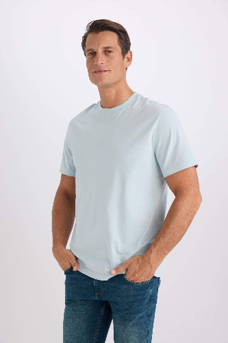 Resim Defacto Erkek  T-shirt V7699AZ/BE506