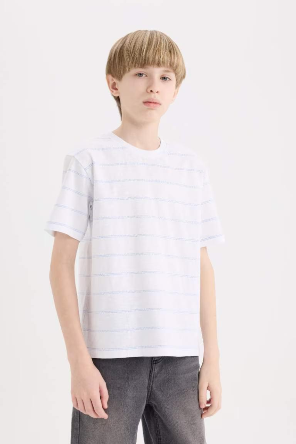 Resim Defacto Erkek Çocuk Kısa Kol T-shirt E3744A8WT36