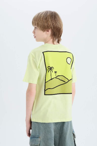 Resim Defacto Erkek Çocuk Kısa Kol T-shirt E0967A8GN404