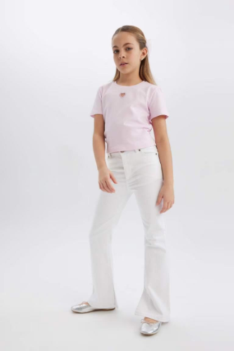 Resim Defacto Kız Çocuk  Jean Pantolon D7099A8WT34