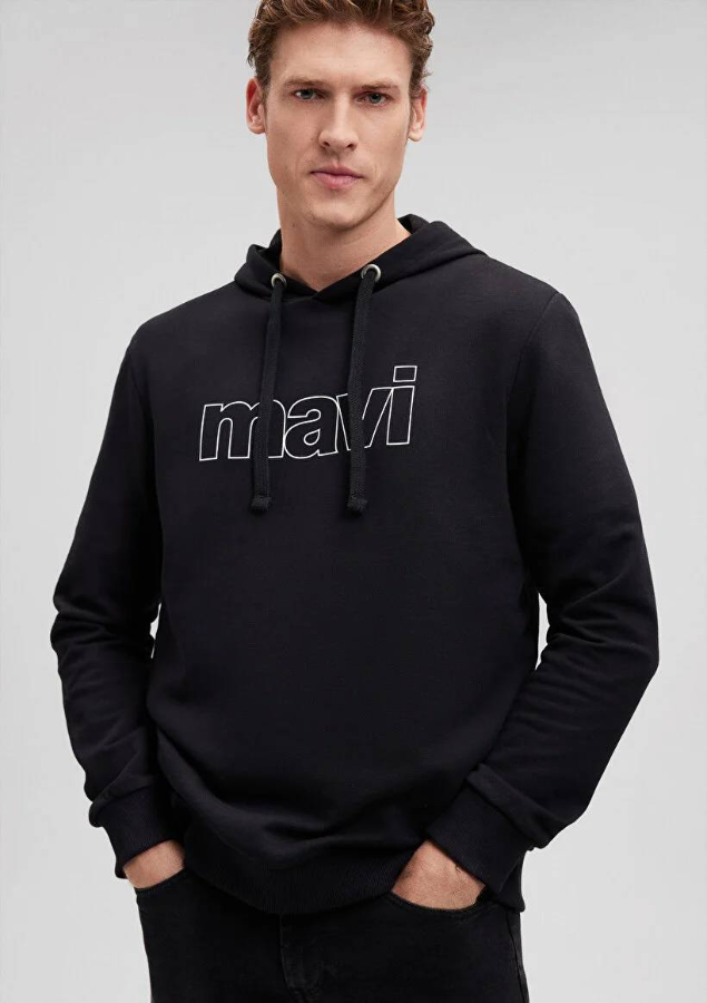 Resim Mavi Erkek Sweat