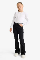 Resim Defacto Kız Çocuk  Jean Pantolon E6183A8/BK27