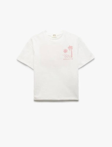 Resim Koton Kız Çocuk T-shirt 5SKG10071AK