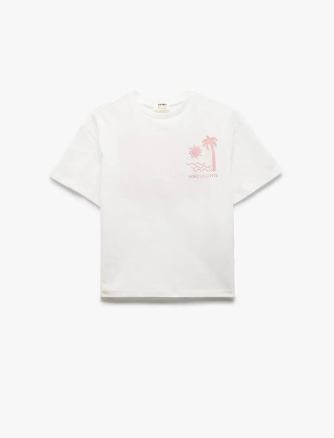 Resim Koton Kız Çocuk T-shirt 5SKG10071AK