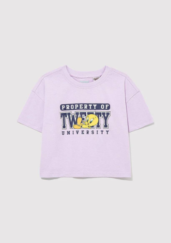 Resim Mavi Kız Çocuk T-shirt