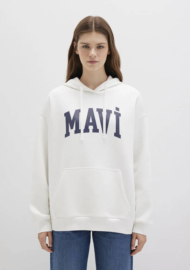 Resim M1600361-81964 Mavi Kadın Sweat