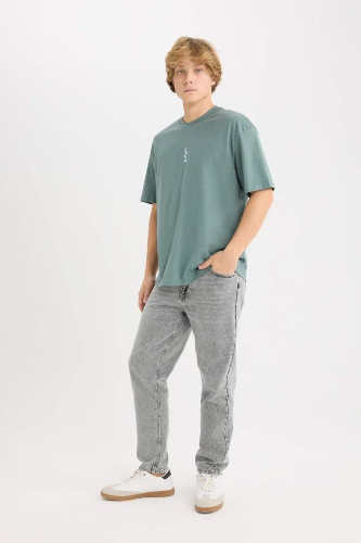 Resim Defacto Erkek  T-shirt D9845AXGN463