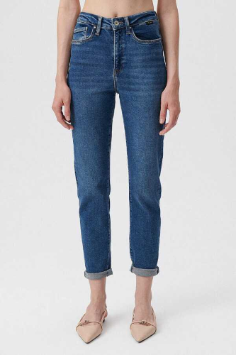 Resim Mavi Star Gold Shap Kadın Jean Pantolon M101077-85261