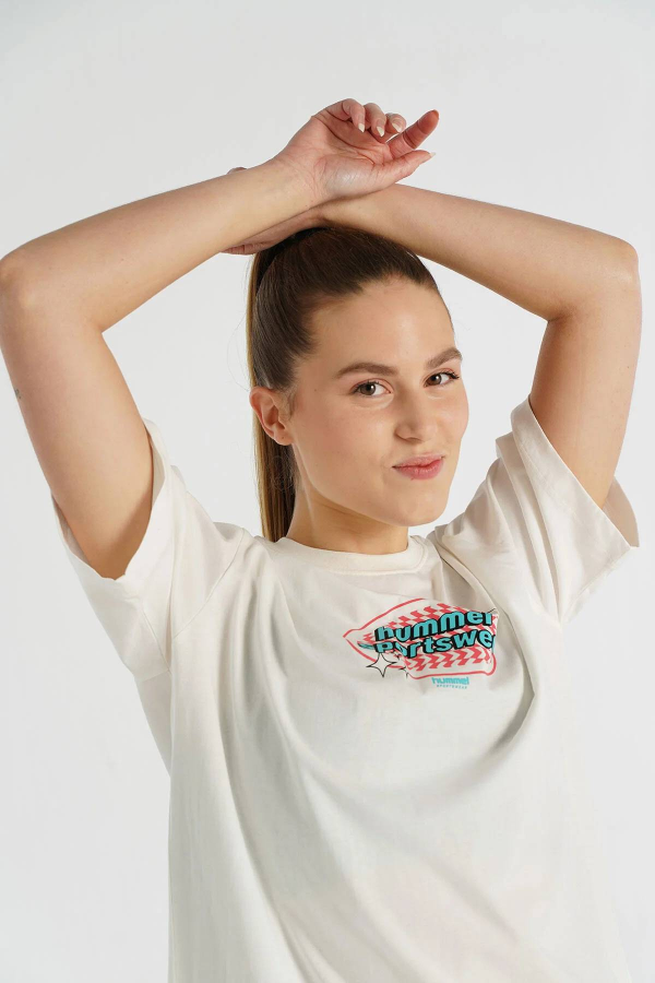 Resim Hummel Hmlpatez Oversıze T-Shırt S/S Kadın T-shirt 912150-9003