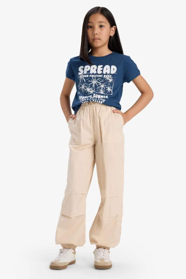 Resim Defacto Kız Çocuk Kısa Kol T-shirt E5891A8/IN179