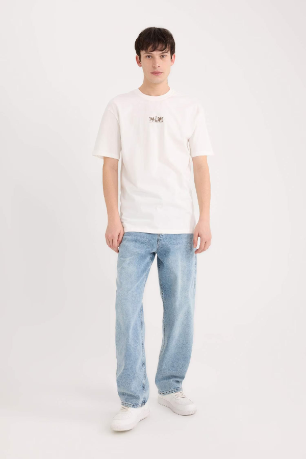 Resim Defacto Erkek  T-shirt D6795AXER105