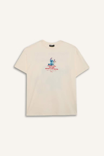 Resim Defacto Kadın Kısa Kol T-shirt E6156AXER103