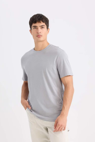 Resim Defacto Erkek  T-shirt V7699AZ/GR89
