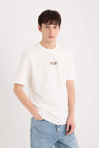 Resim Defacto Erkek  T-shirt D6795AXER105