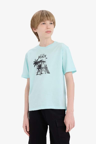 Resim Defacto Erkek Çocuk Kısa Kol T-shirt E6316A8TR506