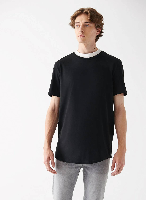 Resim Mavi Basıc Erkek T-Shirt M067082-900