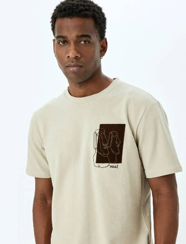 Resim Koton Erkek T-shirt 5SAM10095HK