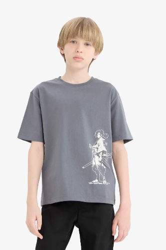 Resim Defacto Erkek Çocuk Kısa Kol T-shirt E0178A8/AR58
