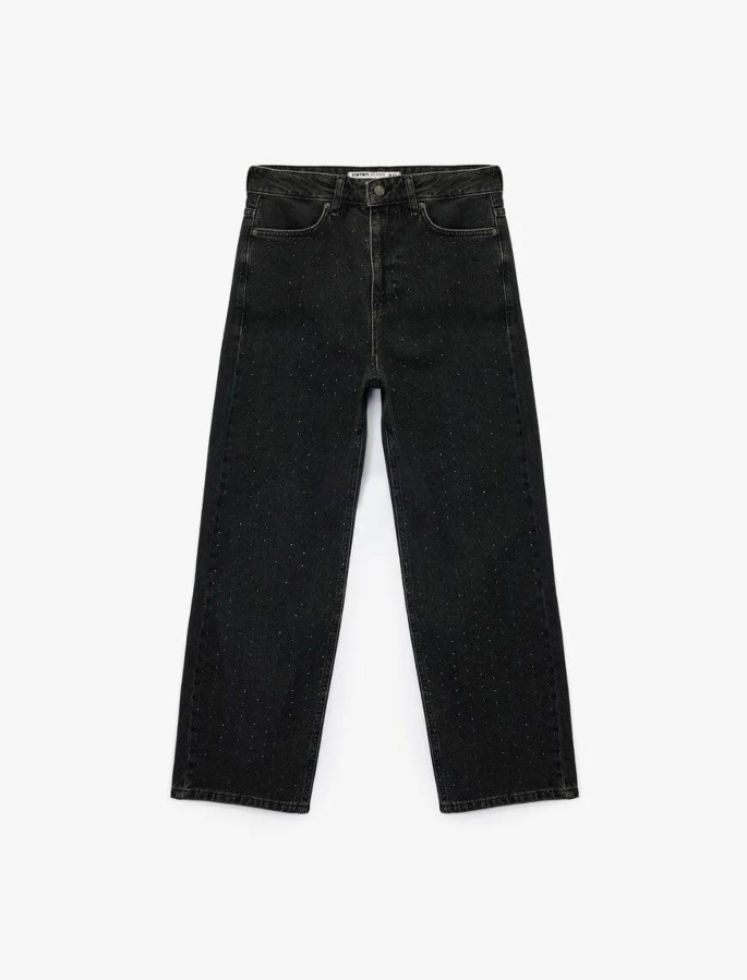 Resim Koton Kadın Jean Pantolon 6Wal40027Md
