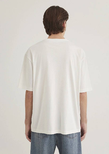 Resim Mavi Erkek T-shirt
