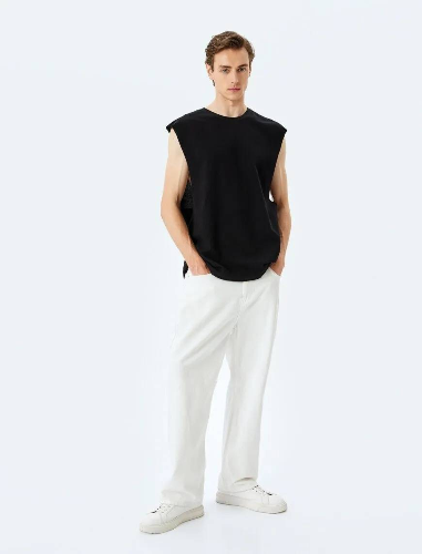 Resim Koton Erkek T-shirt 5SAM30002MK