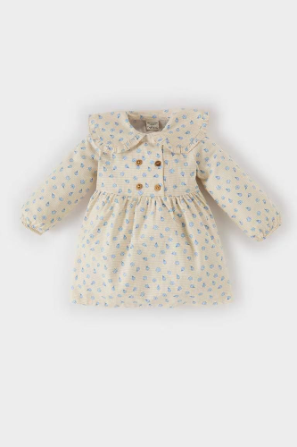 Resim Defacto Kız Bebek Elbise D9568A5BG387