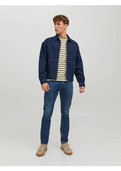 Resim Jack & Jones Jjıglenn Jjevan Am 411 Erkek Jean Pantolon 12283359