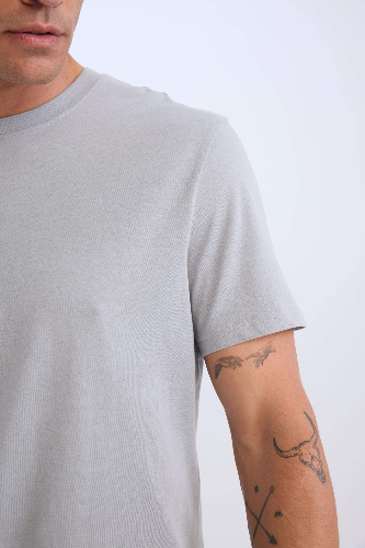 Resim Defacto Erkek  T-shirt V7699AZ/GR88
