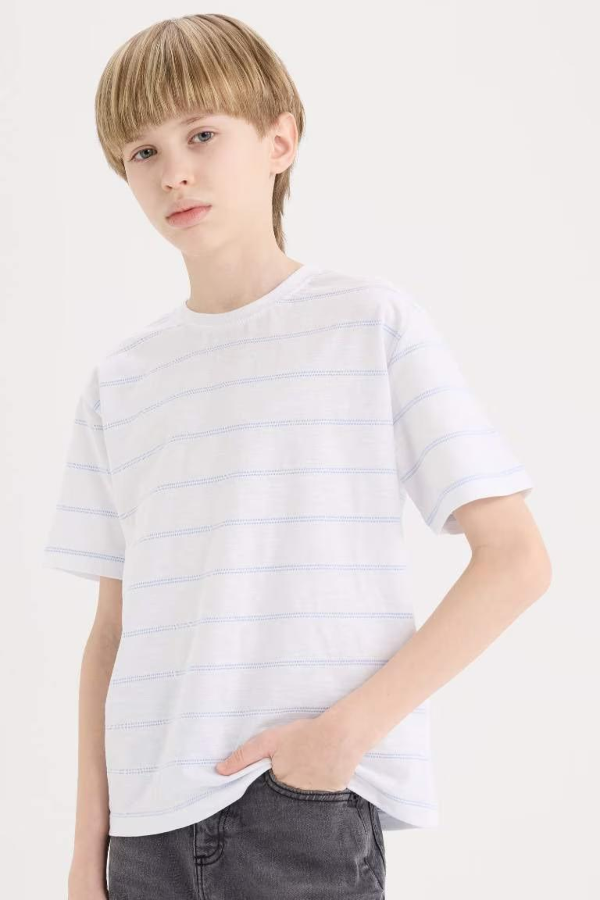 Resim Defacto Erkek Çocuk Kısa Kol T-shirt E3744A8WT36