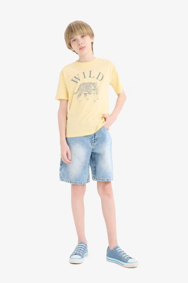 Resim Defacto Erkek Çocuk Kısa Kol T-shirt F0181A8/YL252