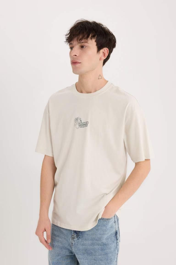 Resim Defacto Erkek  T-shirt E1871AXBG721