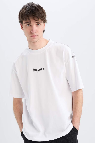 Resim Defacto Erkek  T-shirt D5600AXWT34