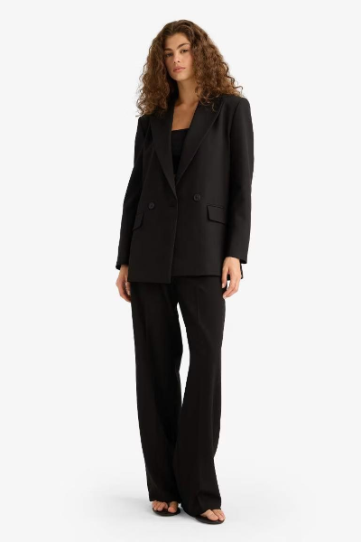 Resim Defacto Kadın  Kanvas Pantolon F6214AX/BK27