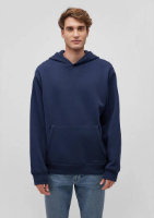 Resim Mavi Kapüşonlu  Loose Erkek Sweat M0S10275-70490