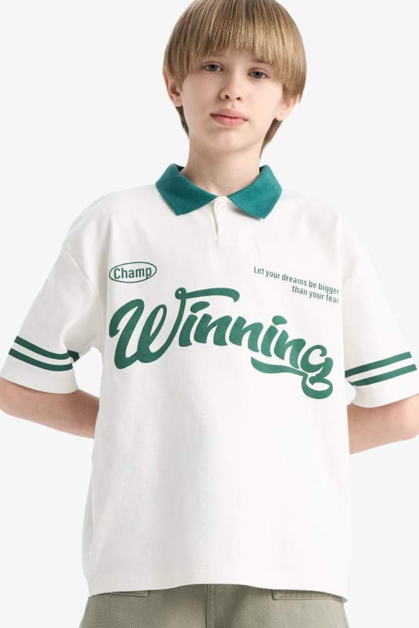 Resim Defacto Erkek Çocuk Kısa Kol T-shirt D9181A8ER105