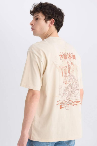 Resim Defacto Erkek  T-shirt E0906AXBG403