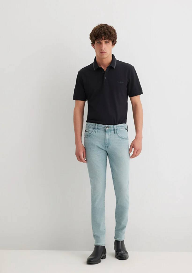Resim Mavi Skinny Erkek  Jean Pantolon M0042489802