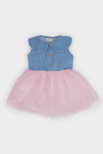Resim Defacto Kız Bebek Elbise Z8262A2BE394