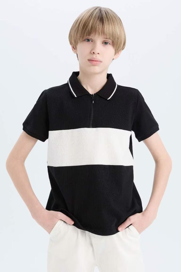 Resim Defacto Erkek Çocuk Kısa Kol T-shirt D9415A8BK81