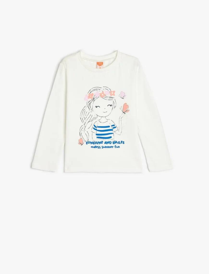 Resim Koton Kız Bebek Sweat 5SMG10047AK