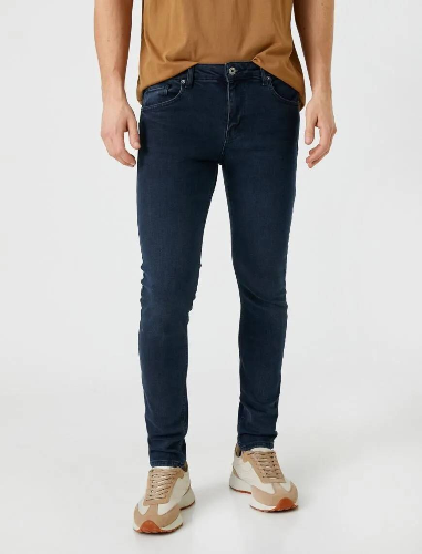 Resim Koton JUSTIN Super Skinny Erkek Jean  Pantolon 5SAM40046ID