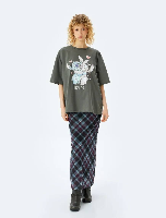 Resim Koton Kadın T-shirt 5SAL10413IK