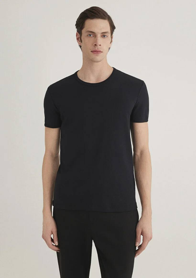 Resim Mavi  Erkek T-Shirt M063747-900