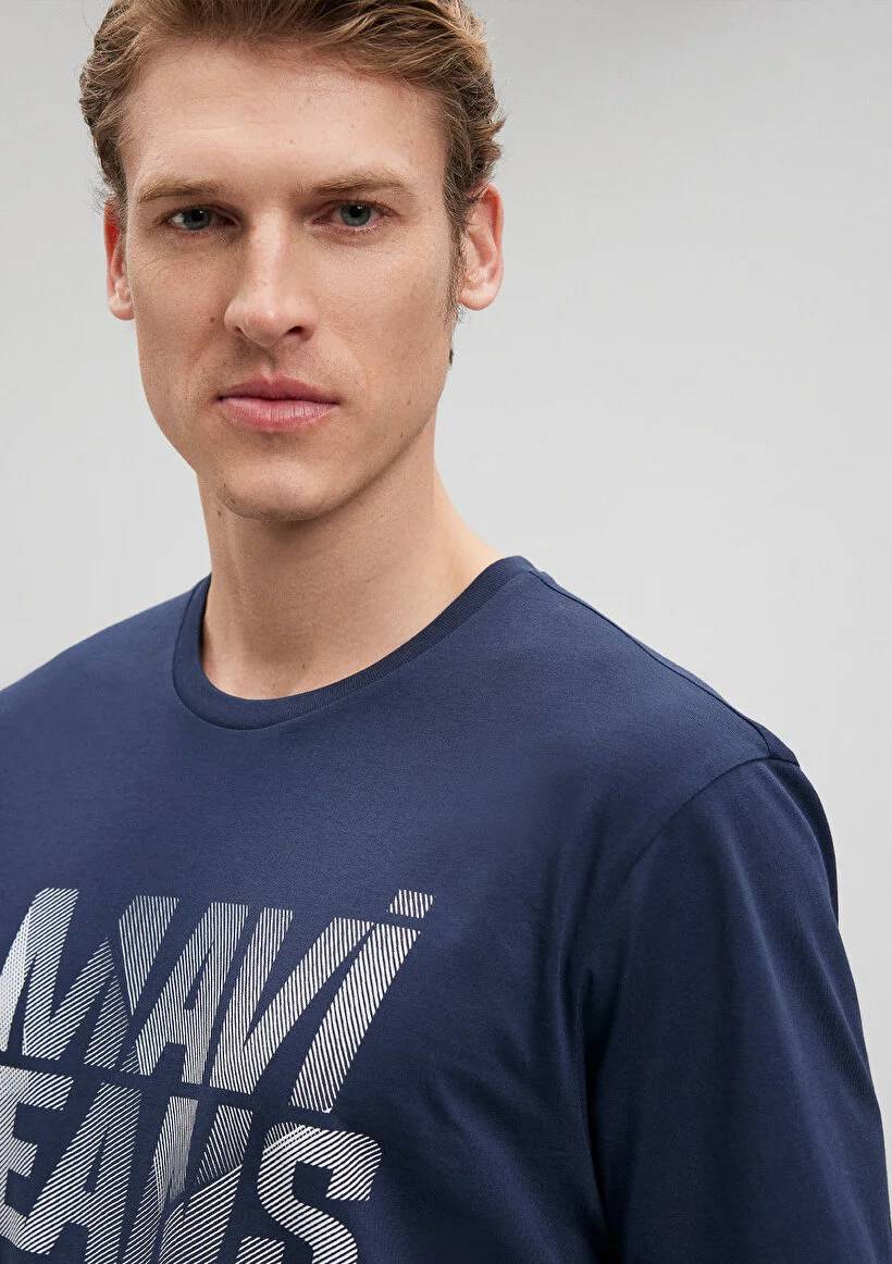Mavi Erkek T-shirt