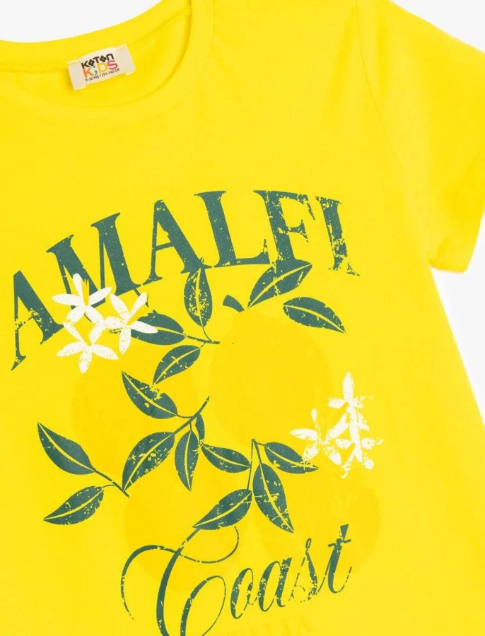 Resim Koton Kız Çocuk Kısa Kol T-shirt 5SKG10271AK