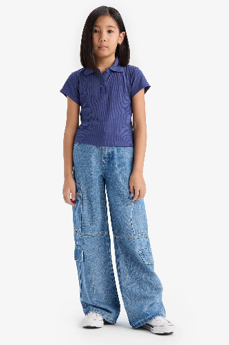 Resim Defacto Kız Çocuk  T-shirt Z7794A6/PR498