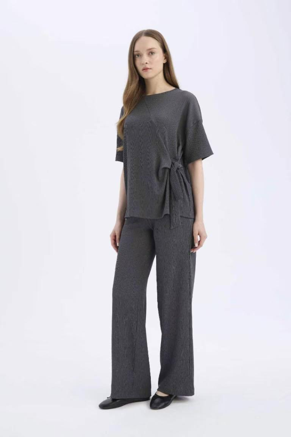 Resim Defacto Kadın Uzun Kol T-shirt D5446AX/AR104