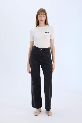 Resim Defacto Kadın Kısa Kol T-shirt E5068AXER105