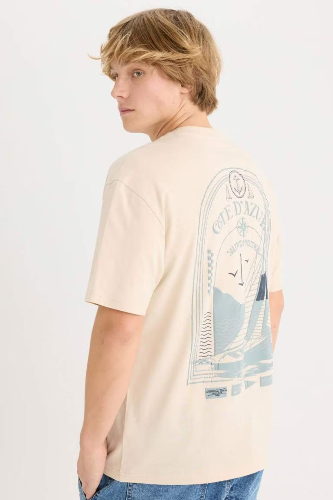 Resim Defacto Erkek  T-shirt D7815AXBG702